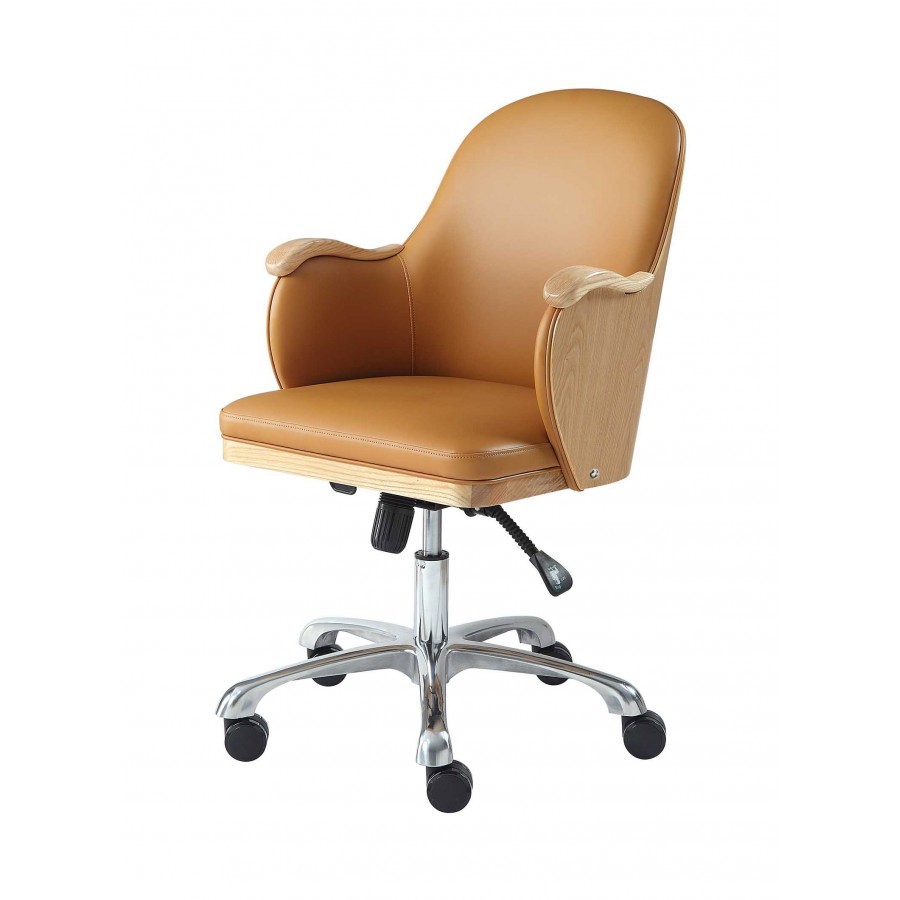 Curve San Fransisco Faux Leather Seat Office Chair